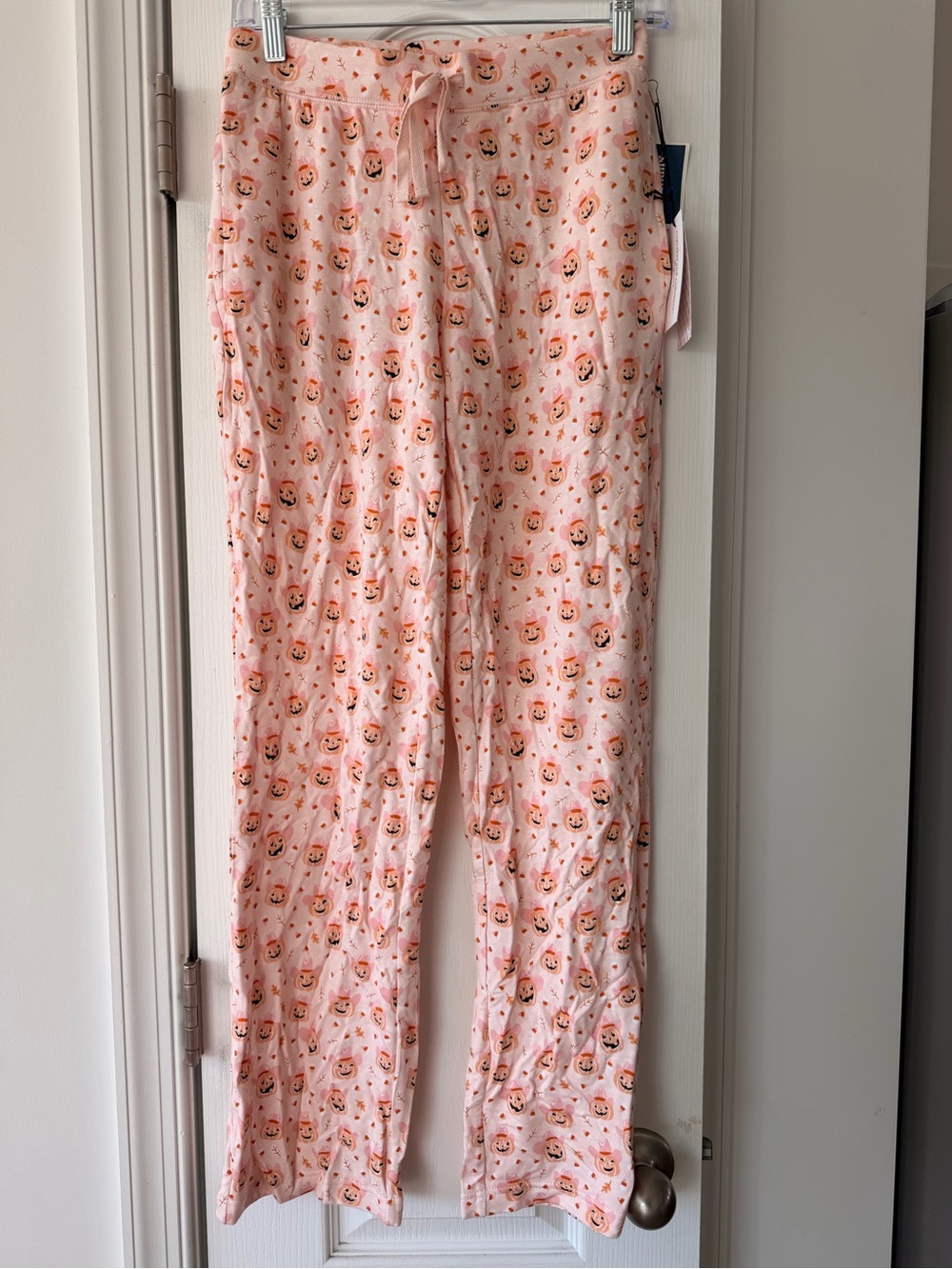 cupcakes & cashmere Pink Pumpkin-Print Pajama Pants women’s XS